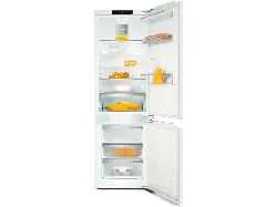 Miele KFN 7734 F Kühl- und Gefrierkombination, Festtür (F, 253 l, 1770 mm hoch, Einbaugerät, No Frost (verminderte Eisbildung), Weiß)
