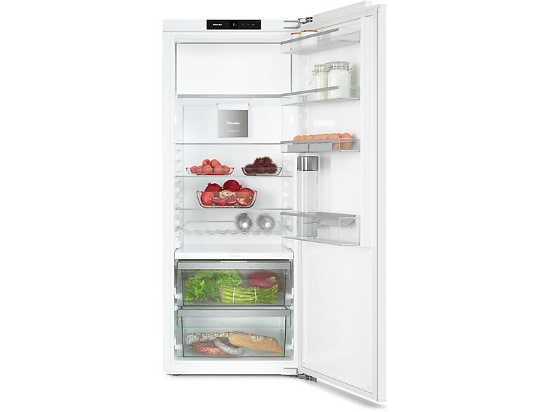 Miele K 7444 D Kühlschrank mit Gefrierfach, Festtür (D, 1395 mm hoch, Weiß, 206 l)