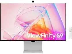 Samsung ViewFinity S90PC Monitor, 27 Zoll UHD 5K, 60Hz, 5ms (GTG), 600cd, IPS Panel, USB-Hub, HDR10, WLAN, Webcam, Silber
