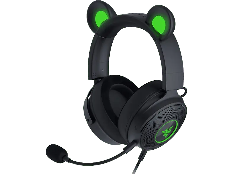 RAZER Gaming Headset Kraken Kitty V2 Pro, Over-Ear, USB-A, 32 Ohm, 50mm Treiber, Schwarz
