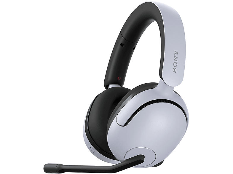 Sony Inzone H5 Kabelloses Gaming-Headset- PC/PS5, 360° Spatial Sound für Gaming, 28 h Akkulaufzeit, geringe Latenz, komfortables Design, Mic mit KI, Weiß; Gaming Headset