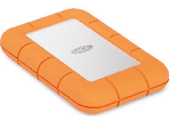 Lacie 500 GB Rugged Mini SSD Festplatte, Extern, USB-C 3.2 Gen 2x2, Bis 2000 MB/s, IP54, Orange