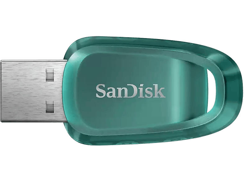 SanDisk 256GB Ultra Eco USB 3.2 Stick, Flash-Laufwerk bis zu 100 MB/s Umweltfreundlich, aus 70 % recyceltem Kunststoff; USB-Stick