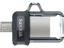 SandISK 32GB Ultra Dual Drive m3.0 USB 3.0 Stick, Flash-Laufwerk, microUSB- und Typ-A-Steckverbindern; USB Stick