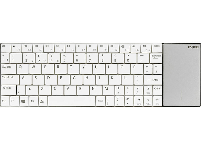 Rapoo Wireless Tastatur E2710, weiß