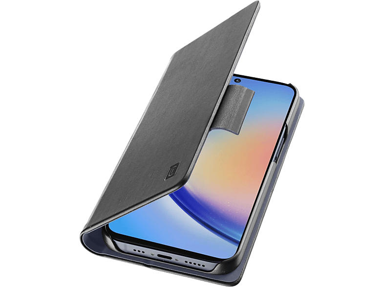 Cellular Line Book Bookcover, für Samsung Galaxy A35 5G, Schwarz; Schutzhülle