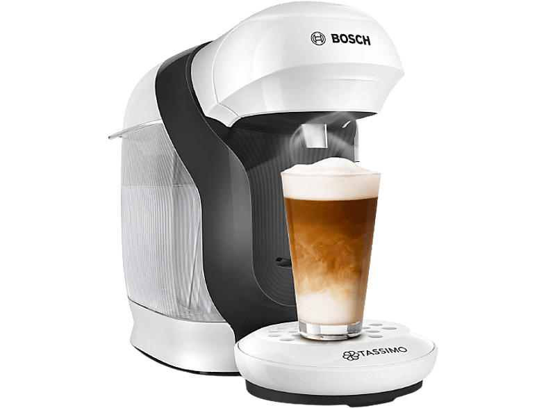 Bosch TAS1104 Tassimo Style Kaffeepadmaschine Snow White