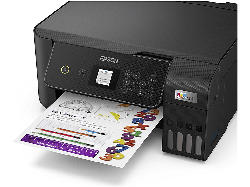 Epson EcoTank ET-2875 A4, Multifunktions-Wi-Fi-Tintentankdrucker, mit einem im Lieferumfang enthaltenen Vorrat an Tinten bis zu 3 Jahren, WLAN, Tintendruck, Schwarz