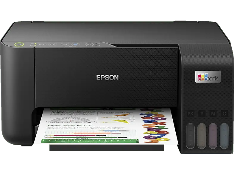 EPSON EcoTank ET-2865 A4, Multifunktions-Wi-Fi-Tintentankdrucker, mit einem im Lieferumfang enthaltenen Vorrat an Tinten bis zu 3 Jahren, WLAN, Tintendruck, Schwarz