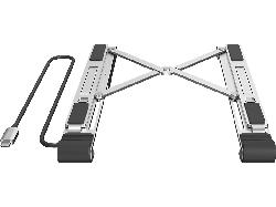ISY 7-in-1 USB-C Multiport-Ständer IDO-2000, Silber