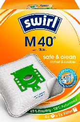 Swirl MicroPor Plus Staubsaugerbeutel M40