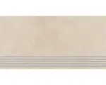 Hornbach Feinsteinzeug Treppenstufe Cementine 29,7x119,7 cm creme matt rektifiziert