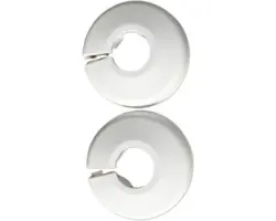Heizkörperklapprosette Kunststoff 15 mm weiß
