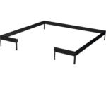 Hornbach Fundament Halls Qube 12 cm schwarz