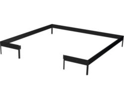 Fundament Halls Qube 12 cm schwarz