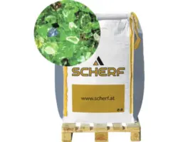 Glassplitt Garten-Grün 4-8 mm, 1000 kg Bigbag