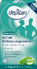 dm drogerie markt depilan ladies+men Intim Enthaarungscreme + Pflegecreme