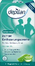 dm drogerie markt depilan ladies+men Intim Enthaarungscreme + Pflegecreme