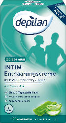 depilan ladies+men Intim Enthaarungscreme + Pflegecreme