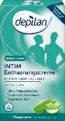 depilan ladies+men Intim Enthaarungscreme + Pflegecreme