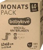 dm drogerie markt babylove Wickelunterlagen Monatspack