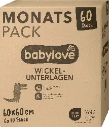 babylove Wickelunterlagen Monatspack