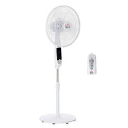 HOMCOM Ventilator weiß Kunststoff Edelstahl Polypropylen B/H/L: ca. 45x42x138 cm