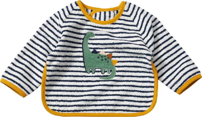 ALANA Ärmellätzchen mit Dino-Applikation, blau & weiß