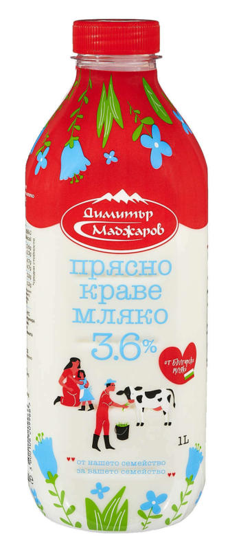 Димитър Маджаров Прясно мляко 3,6% масленост
