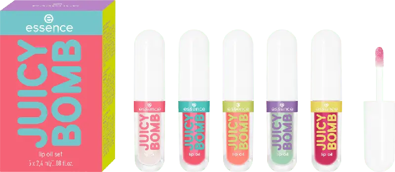 essence Lippenöl Set Juicy Bomb 01 Glossy Days Ahead!