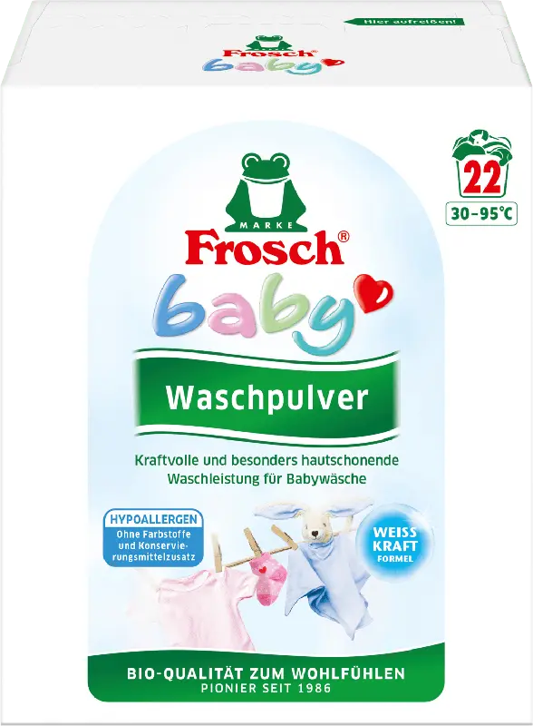 Frosch baby baby Waschpulver