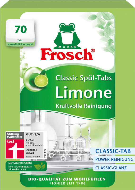 Frosch Limonen Classic Spül-Tabs