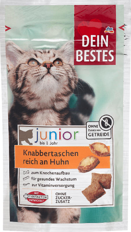 Dein Bestes Junior Knabbertaschen reich an Huhn