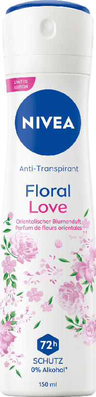 NIVEA Antitranspirant Deospray Floral Love