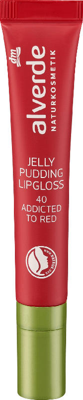 alverde NATURKOSMETIK Lipgloss Jelly Pudding 40 Addicted To Red