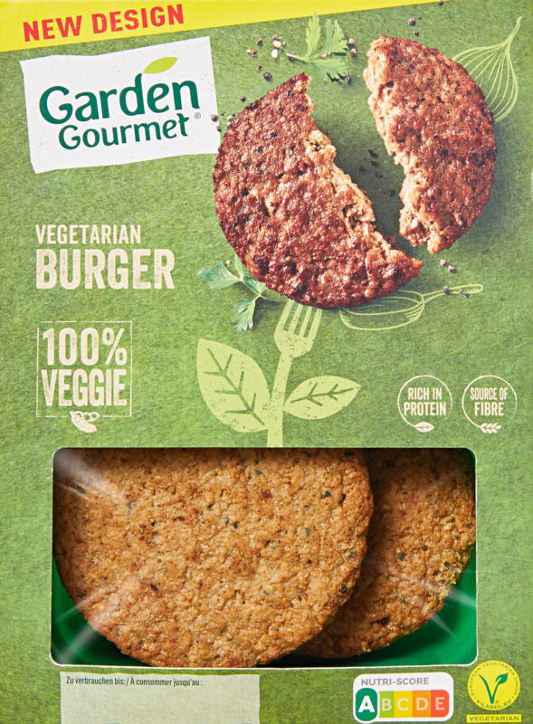 Garden Gourmet Burger Deluxe, vegetarisch, 160 g