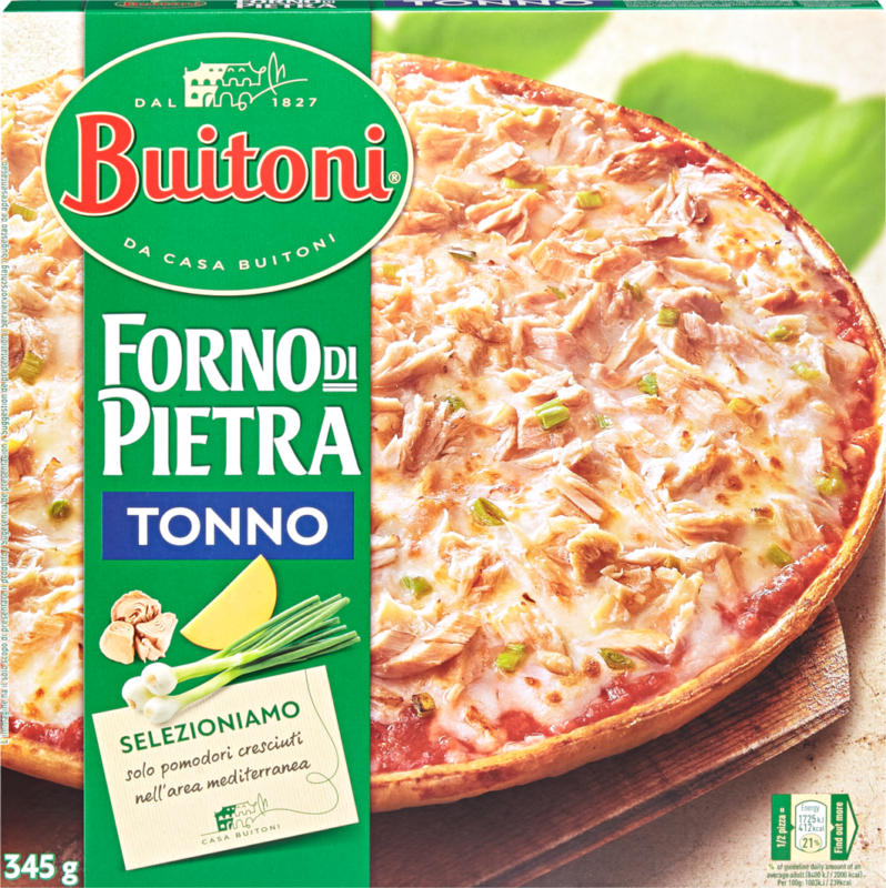 Buitoni Pizza La Fina, Tonno, 360 g