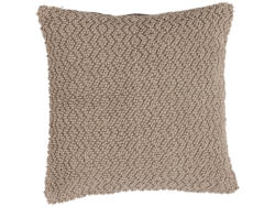 Coussin FALLONE 45x45cm brun uni