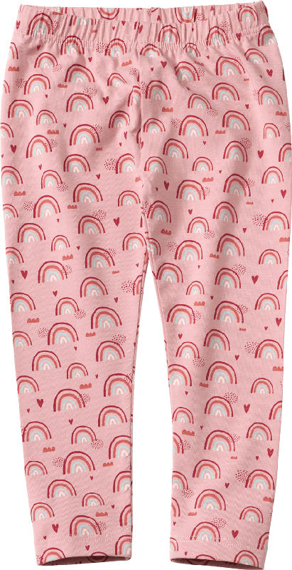 ALANA Leggings Pro Climate mit Regenbogen-Muster, rosa, Gr. 110