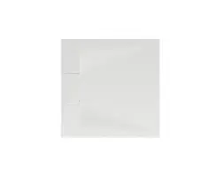 Extraflache Duschwanne Schulte ExpressPlus DWM-Tec 90x90x3.2 cm weiß matt