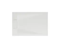 Extraflache Rechteck-Duschwanne Schulte ExpressPlus DWM-Tec 80x120x3.2 cm weiß matt
