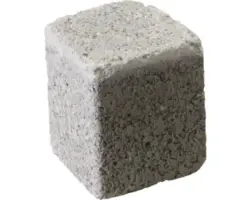 Kreisstein Antik Hellgraumix 7x7x8 cm