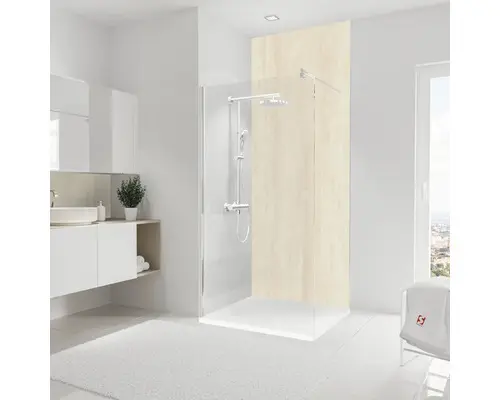 Duschrückwand Schulte Decodesign ExpressPlus 2550x1000x3 mm Steinoptik Kalkstein Softtouch
