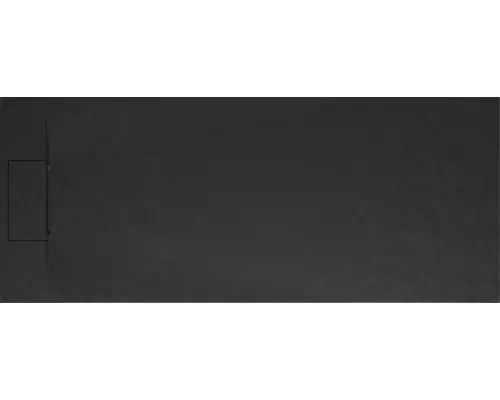 Extraflache Rechteck-Duschwanne Schulte ExpressPlus DWM-Tec 70x170x3.2 cm anthrazit matt
