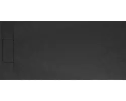 Extraflache Rechteck-Duschwanne Schulte DWM-Tec 70x160x3.2 cm anthrazit matt