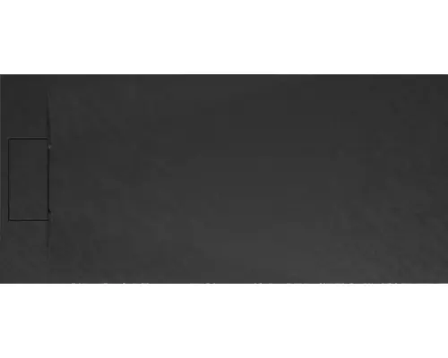 Extraflache Rechteck-Duschwanne Schulte DWM-Tec 70x160x3.2 cm anthrazit matt