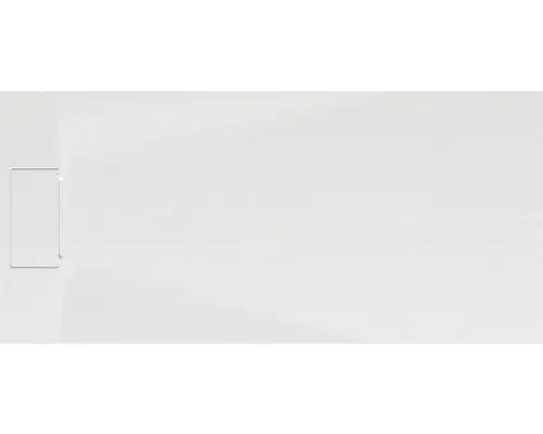 Extraflache Rechteck-Duschwanne Schulte DWM-Tec 70x160x3.2 cm weiß matt