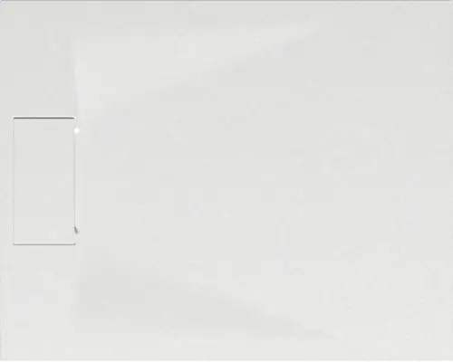 Extraflache Rechteck-Duschwanne Schulte DWM-Tec 80x100x3.2 cm weiß matt