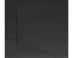 Hornbach Extraflache Extraflache Rechteck-Duschwanne Schulte DWM-Tec 80x90x3.2 cm anthrazit matt