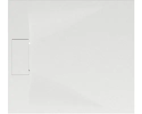 Extraflache Rechteck-Duschwanne Schulte DWM-Tec 90x100x3.2 cm weiß matt